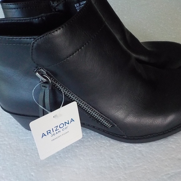 NEW Arizona Black Ankle Boots - Picture 4 of 7